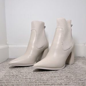 Steve Madden Bone Leather Booties